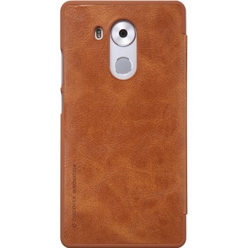 Huawei Mate 8 odinis dėklas rudas "Nillkin" Qin serijos